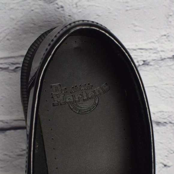 NEW IN BOX Black Dr. Martens "Adrian" Smooth Leather Tassel Loafers - Picture 8 of 9
